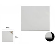 Trade Shop - Tela Telaio Per Pittura Bianco 40x40x1.6 Cm Quadrato Universale Artisti 53992a -
