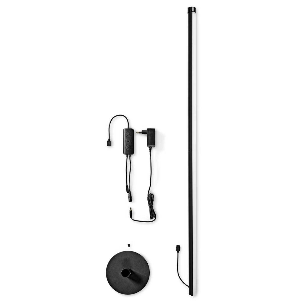 Lampada d'ambiente RGBIC 10W Wi-Fi Connected 180lm 2700-6500K Nero Nedis