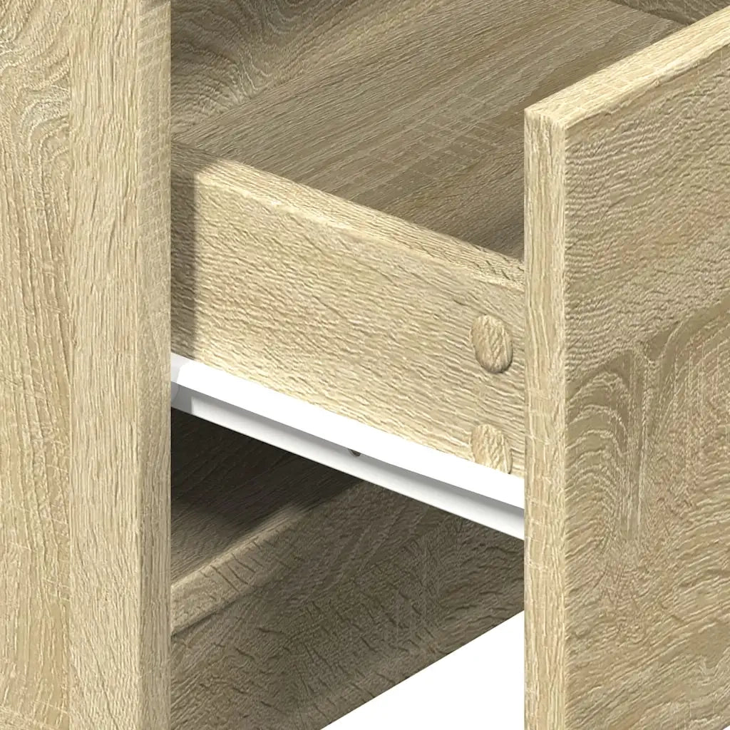 Set di 2 Comodini | Armadio da Notte | Mobiletto da notte con 2 Cassetti Rovere Sonoma 40x36x50 cm