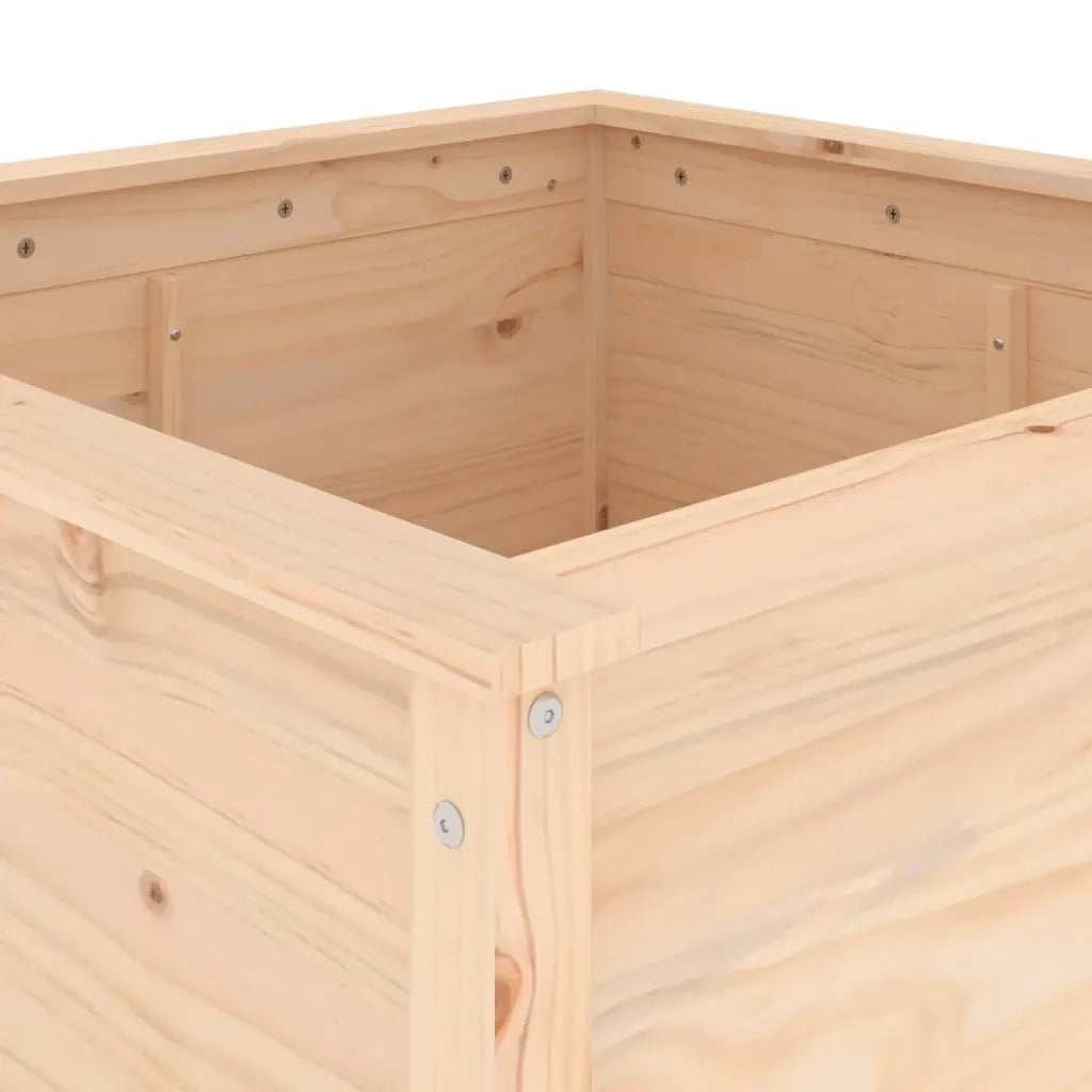 Fioriera da Giardino 82,5x82,5x78 cm in Legno Massello di Pino 825303