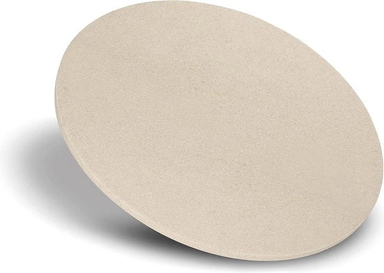 Pietra per pizza per griglia a gas e forno a legna in ceramica diametro 315 cm - Accessorio per griglia - Pietra per tarte flambée