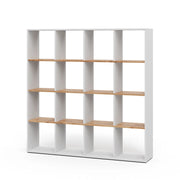 Vicco Scaffale Rovere bianco/dorato 138.5 x 142.5 cm