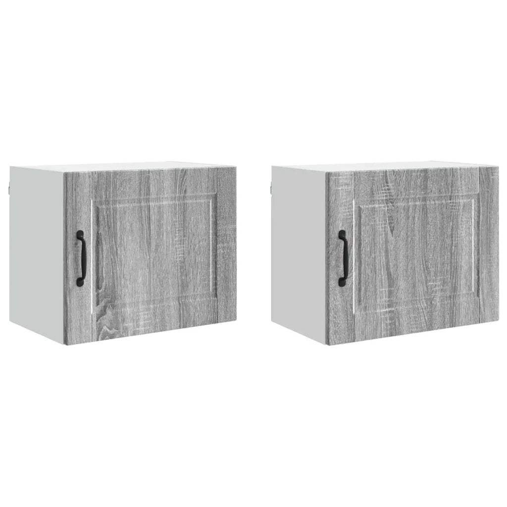 Armadietto a muro PORTO 2 pcs Grigio Sonoma 50 x 31 x 40 cm