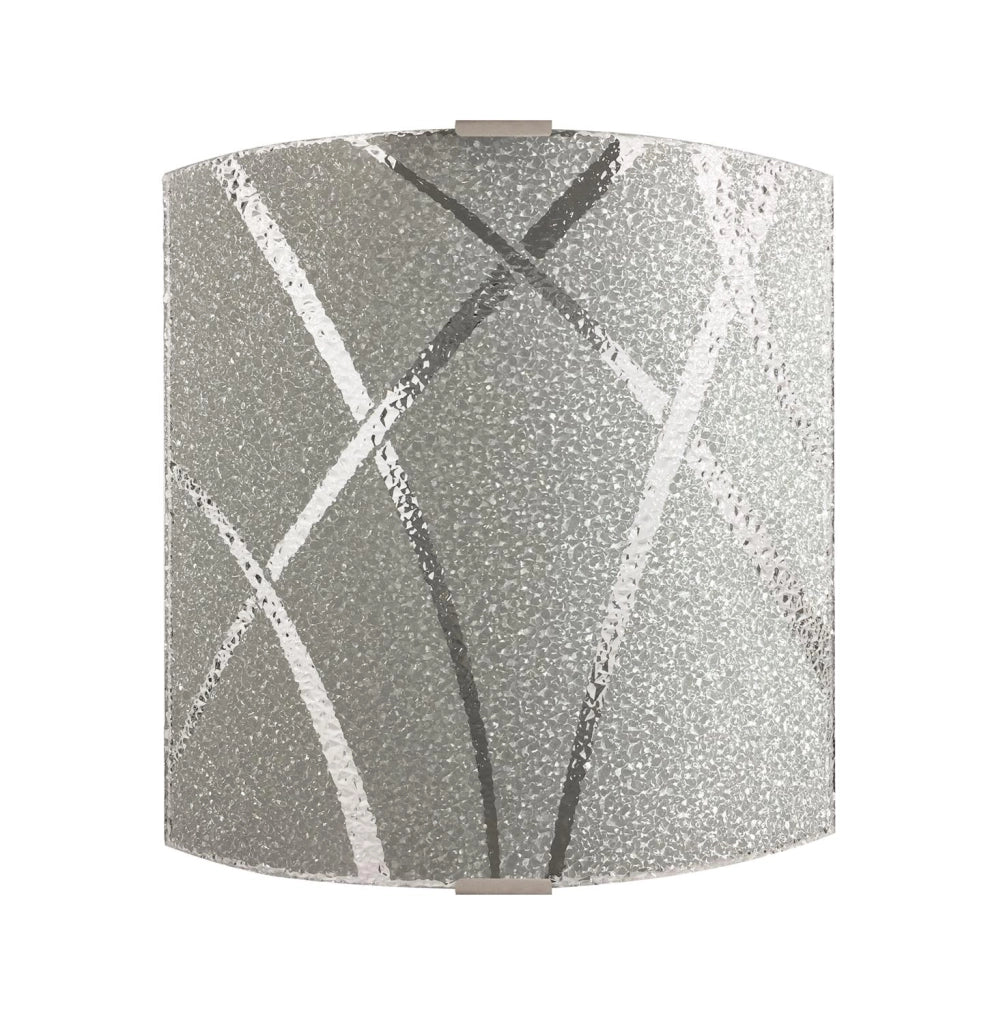 CLOE LAMPADA APPLIQUE DA PARETE E27 1 LUCE EFFETTO SATINATO