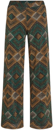 Gonna con stampa grafica - Cintura elastica - Gambe larghe - Materiale allungabile - Effetto glitter - Comodo e stile - Pantaloni