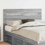 Testiera-Testata-Testiera Decorativa Grigio Sonoma 150 cm Legno multistrato 184124