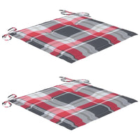 Sedie da Giardino 2 pz con Cuscini in Legno Acacia e Acciaio 3061501