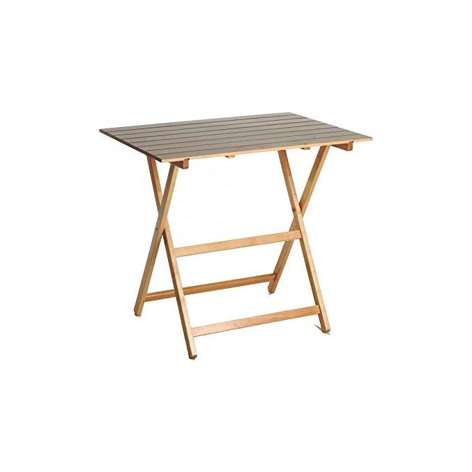 VIGOR-BLINKY IT223-18 Prince Tavolo Pieghevole da Esterno Legno di Faggio FSC 60x80x72 cm colore Naturale
