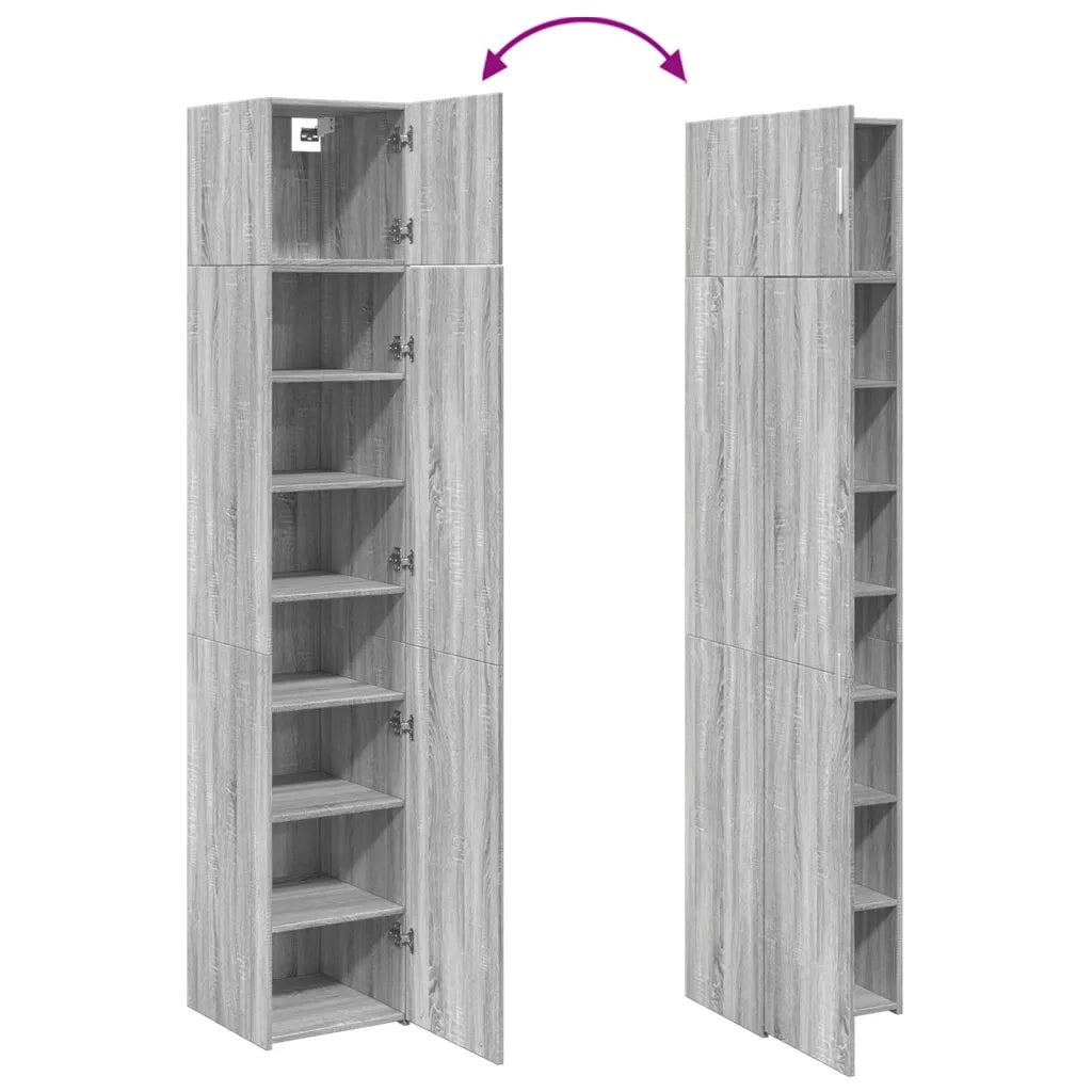 Mobile Sottile Grigio Sonoma 40x42,5x225 cm in Truciolato 3281278