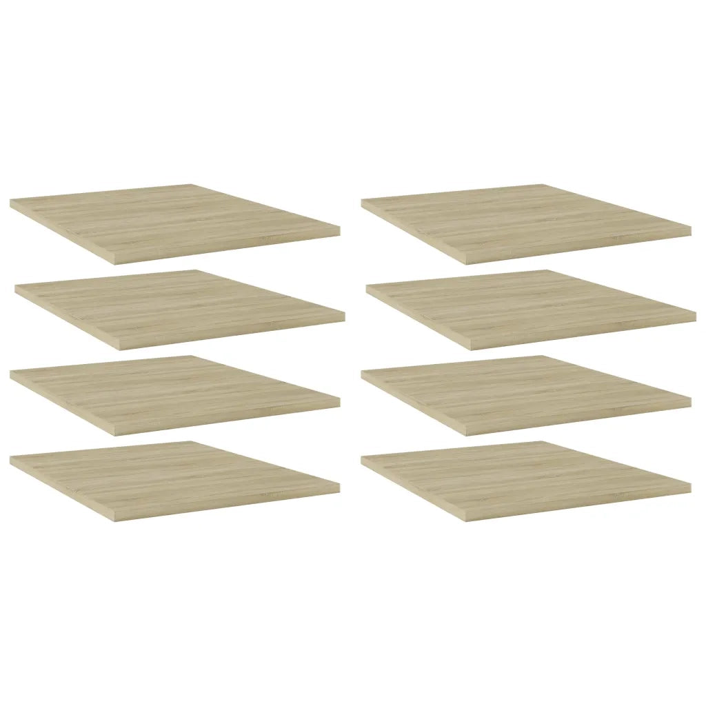 Ripiani per Libreria 8 pz Rovere Sonoma 40x50x1,5 cm Truciolato cod mxl 42775