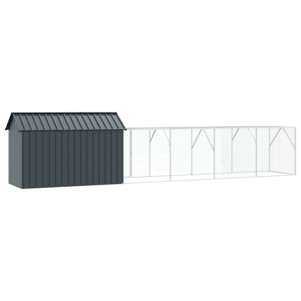 Gabbia per uccelli Antracite 619 x 111 x 142 cm Acciaio zincato 3325149