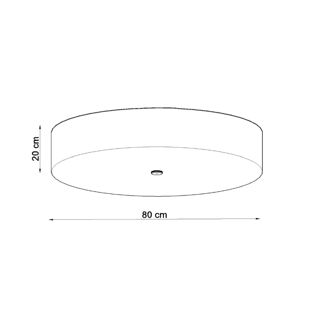 Lampada da soffitto SKALA 80 bianco