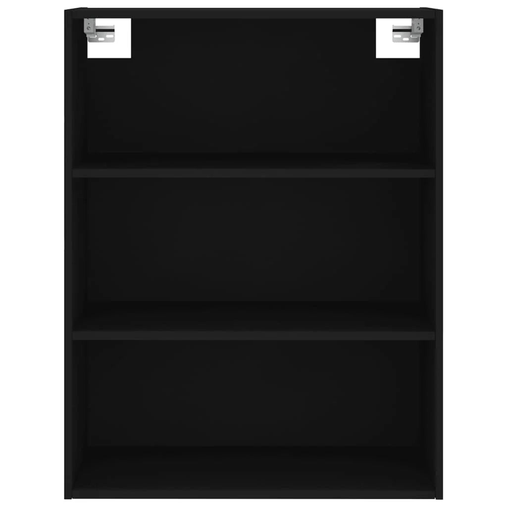 Buffet credenza cassettiera mobiletto mobile contenitore organizer cucina soggiorno salotto alto 69,5 x 34 x 180 cm legno ingegnerizzato nero 02_0035005
