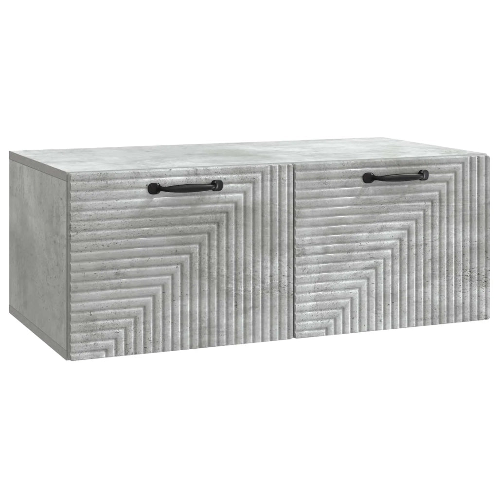 Mobile Porta TV da Muro Grigio Cemento 78,5 x 41 x 30 cm