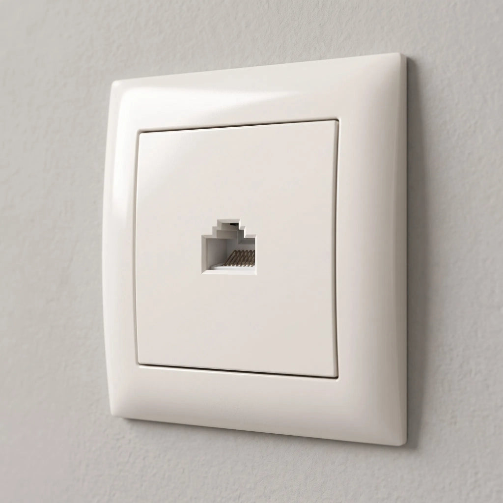Presa Rj45 Con Cornice Oste Jnh010-s Beige