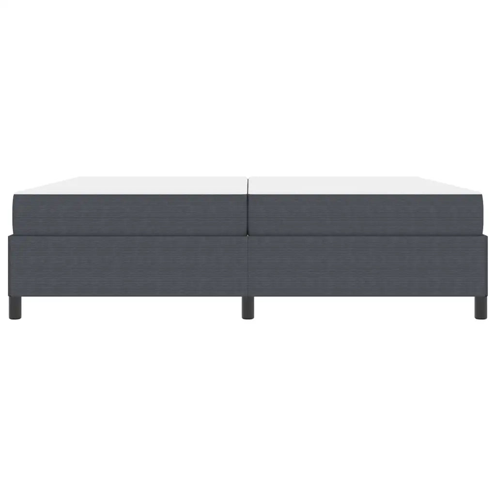 Struttura del letto Grigio scuro 200 x 200 cm Tessuto 3399141