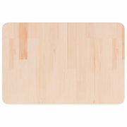 Piano Bagno 60x40x2,5 cm in Legno Massello Non Trattato 342940