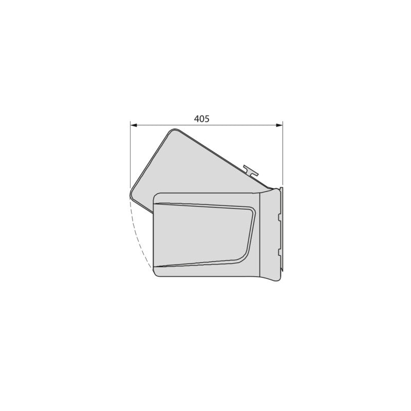 Kit di contenitori per la raccolta differenziata per cassetti da cucina Recycle Altezza Recycle 216 mm, 2x12 lt, 2x6 l..