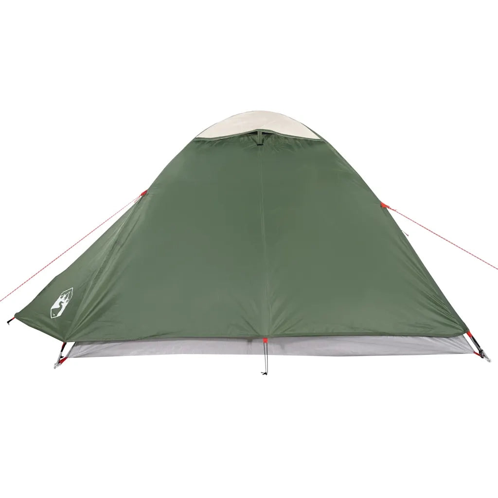 Tenda da Campeggio a Cupola per 3 Persone-Tenda per Escursionismo Verde Impermeabile 527327