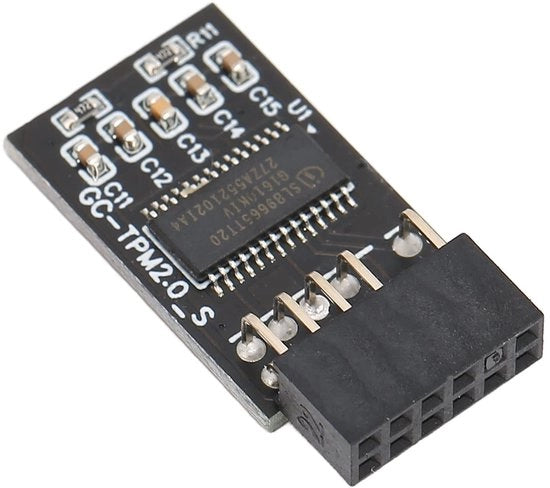 Modulo TPM 2.0 Alta Sicurezza - 12-pins interfaccia LPC - Facile da Utilizzare - Processore TPM autonomo - Adatto per schede madre s11 - Installazione Problemalessa - Modulo di Sicurezza