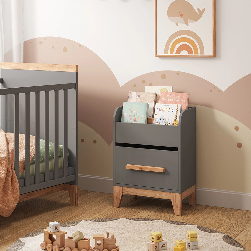 Vitalispa Libreria Grigio 55 x 70 cm con cassetto