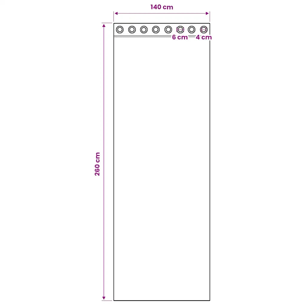 Tende in Voile con Occhielli 2 pz Rosa Chiaro 140x260 cm