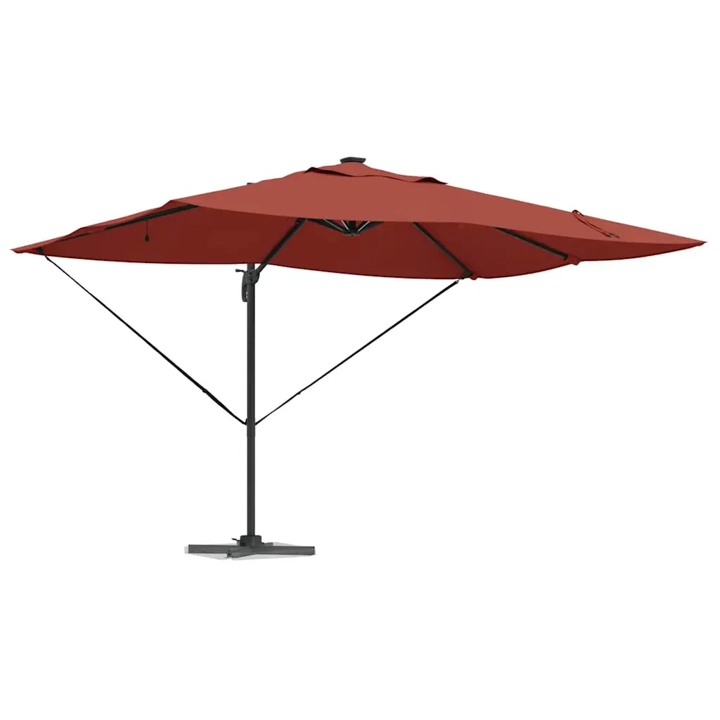 Ombrellone Terracotta 352 x 251 x 265 cm Poliestere e Alluminio 42003334