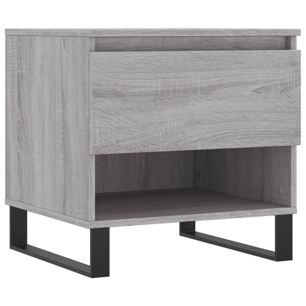 2 pz Tavolini salotto | Tavolino da caff¨¨ | Tavolino da Soggiorno Grigio Sonoma 50x46x50cm Legno Multistrato