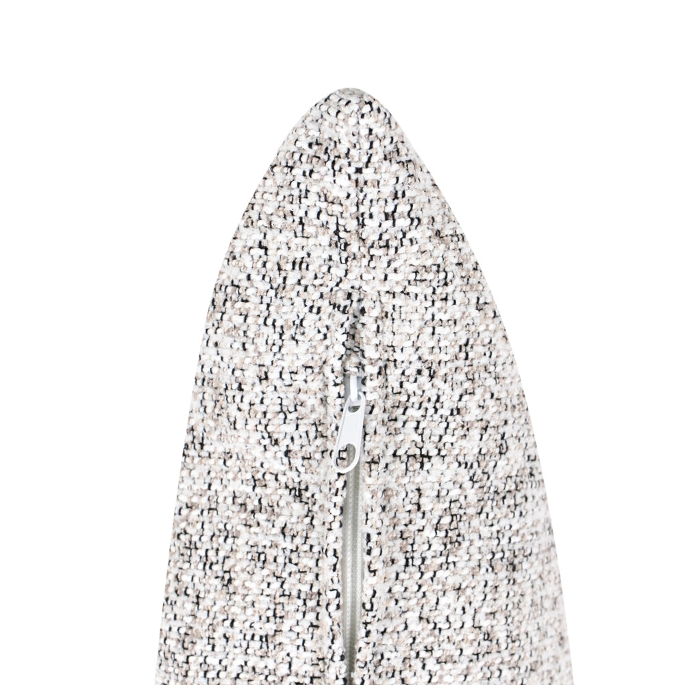 Divano a 3 posti Beige Chiaro Due Tessuti Tessuto Poliestere Morbido Design Curvo Stile Arte Decor Moderna