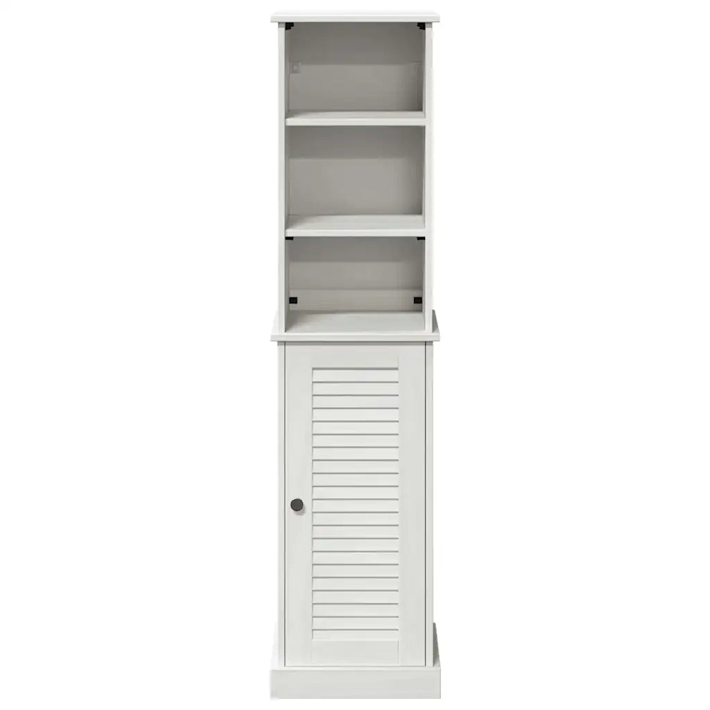 Set di mobili per il Bagno | Armadio da bagno VIGO 2 pz Bianco e Bianco Antico
