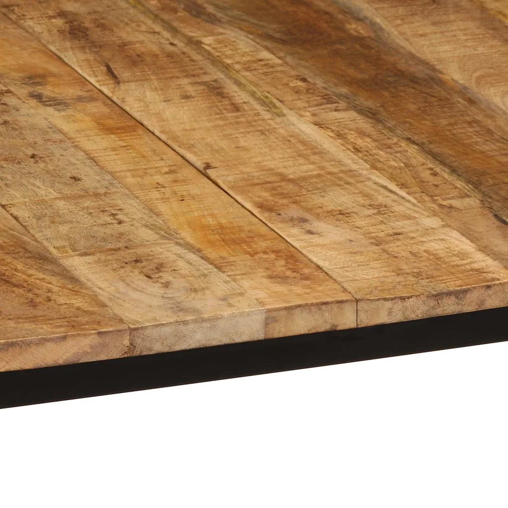 Tavolo da Pranzo 140x70x75 cm in Legno Massello di Mango Grezzo 373604