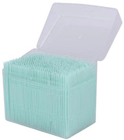 Tastapolvere 1100 Stuks - Progettazione a Doppia Testa - Pulizia Intertusseale dei Denti - Qualità Alimentare PPL - Dolce e Flessibile - Otre Portatile - Filo Flessibile