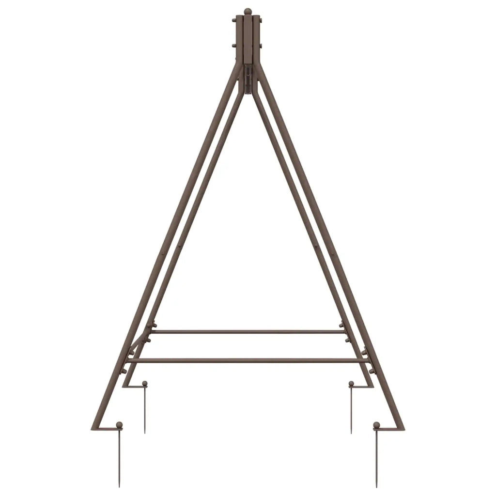Telaio per Altalena Marrone Antico 113 x 121,5 x 168 cm Acciaio CFW5858731