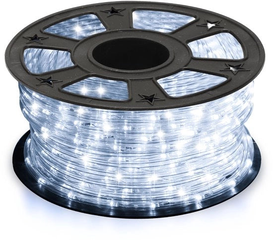Tendina a LED - Filo di luce - Tubo impermeabile - Tendina - Esterno - Giardino - Natale - 30m LED tendina luce esterno interna - 720 LED tubo LED impermeabile - decorazione di luce festiva Natale - Bianco