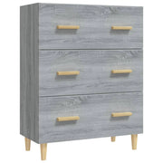 Buffet credenza cassettiera armadio mobile contenitore organizer cucina soggiorno salotto Sonoma 70 x 34 x 90 cm legno ingegnerizzato grigio 02_0036510
