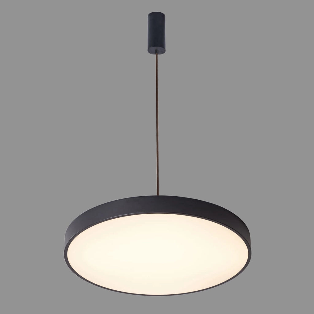 Lampadario Italux Orbital LED 60W nero Ø60 3000K moderno