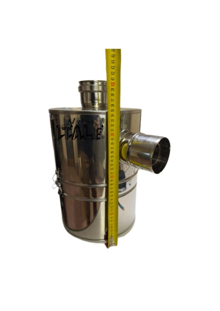 ABBATTITORE FUMI AD ACQUA INOX AISI 304 D  8 CM- 1,0 pz
