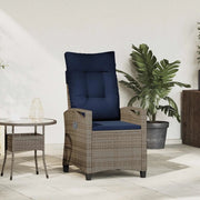 Sedia da giardino reclinabile 56 x 60 x 112 cm acciaio 42026847