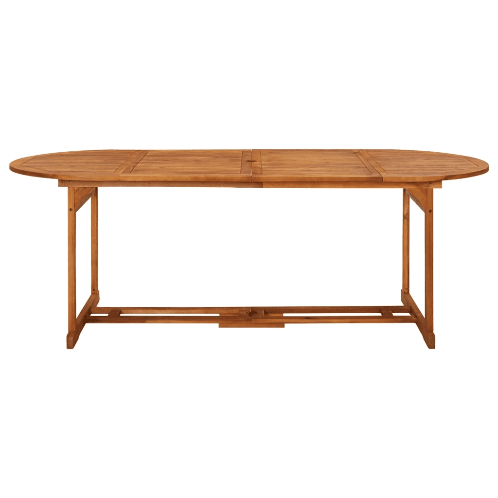 Set da Pranzo da Giardino 11 pz 220x90x75 cm Massello di Acacia 3086975