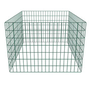 Compostiera da Giardino Quadrata a Rete 100 x 100 x 70 cm 141206