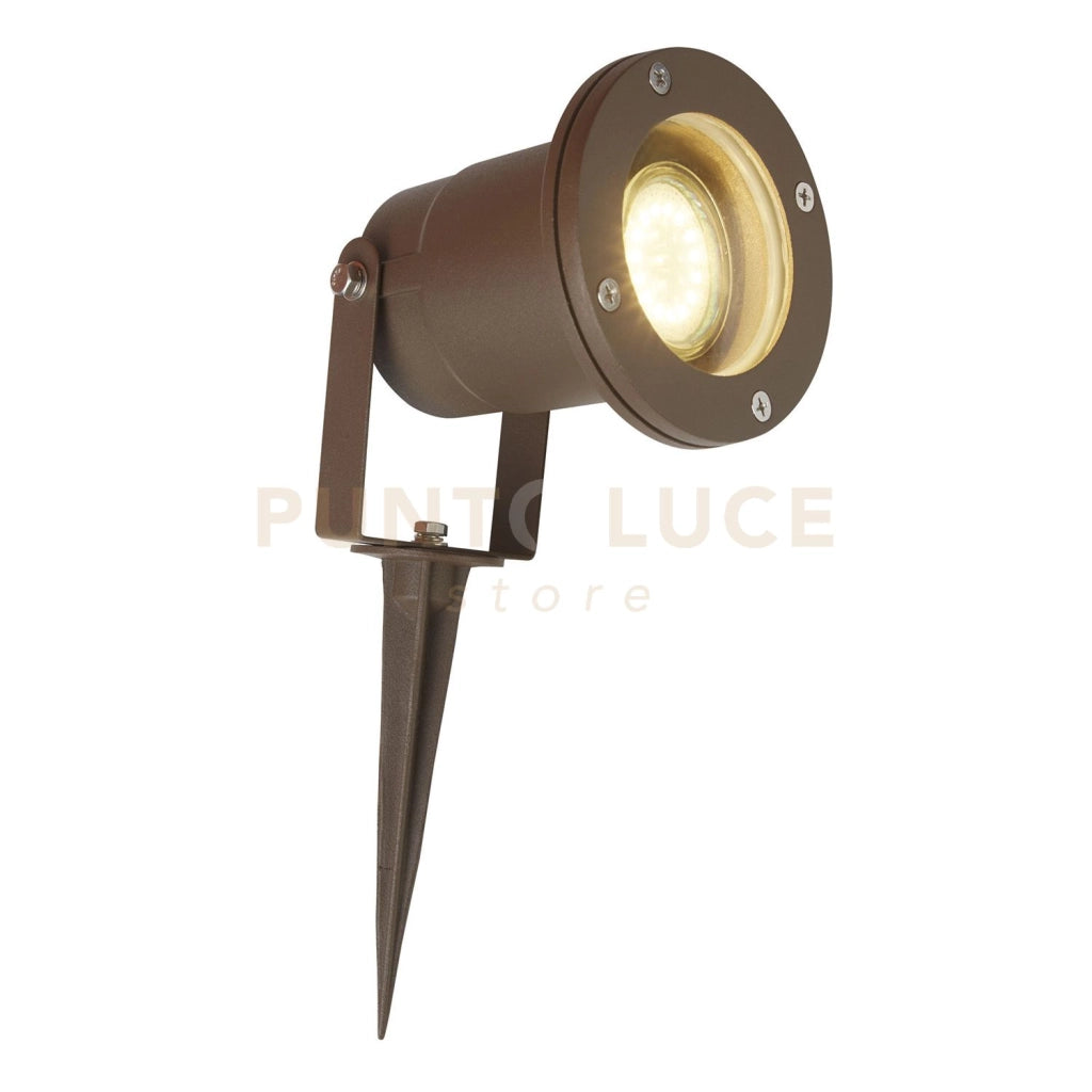Spikey II Outdoor Spike - Metallo marrone ruggine e policarbonato