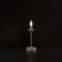 Abatjour Contemporaneo Ducale Metallo Tortora 1 Luce E14