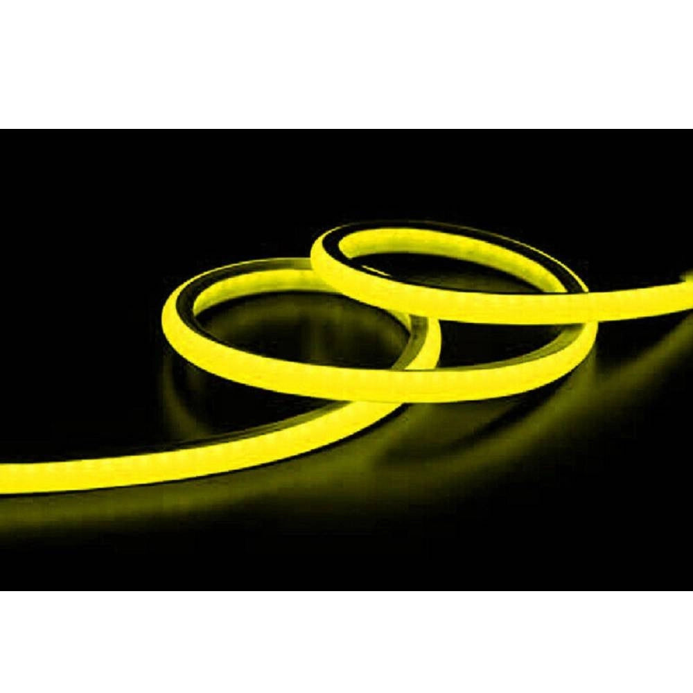 Trade Shop - Strip Led Neon Flessibile Striscia Decorativa 5 Mt Ip65 Vari Toni Di Luce U-12v -