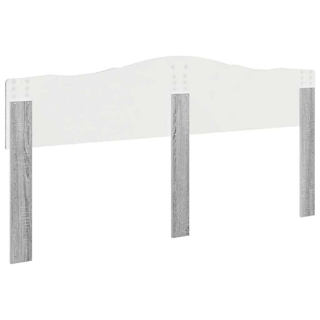 Testiera-Testata-Testiera Decorativa Grigio Sonoma 180 cm Legno multistrato 823766