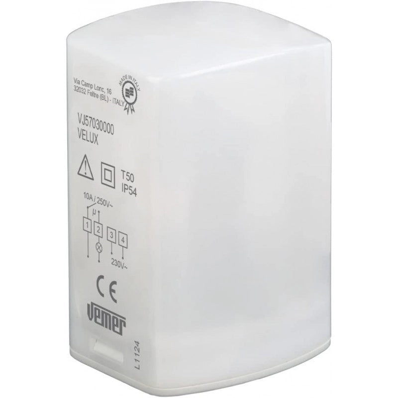 Interruttore Crepuscolare Velux da Parete 230V