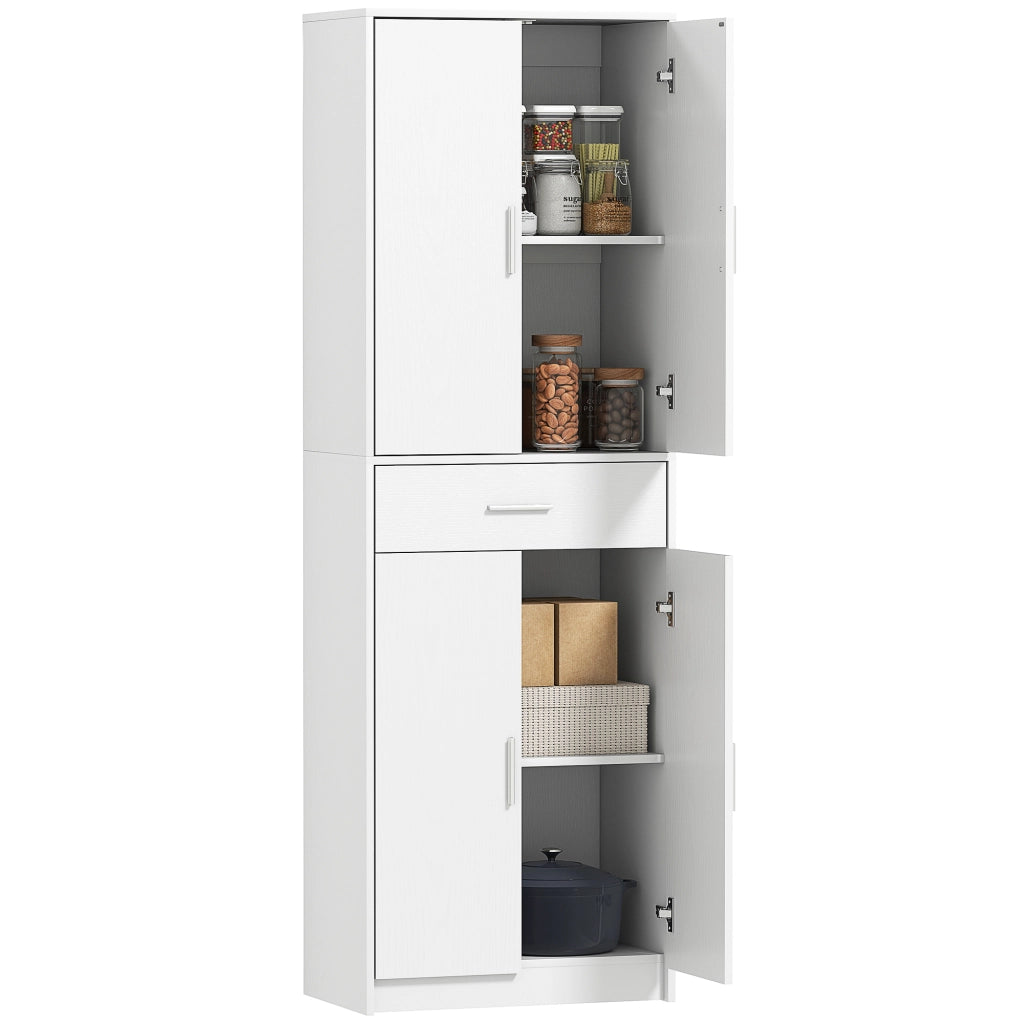 Mobile cucina 3 ripiani regolabili ¨C Xylo ¨C Truciolare MDF bianco salvaspazio
