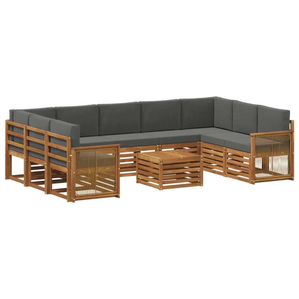 Set divani Legno di Acacia Massello