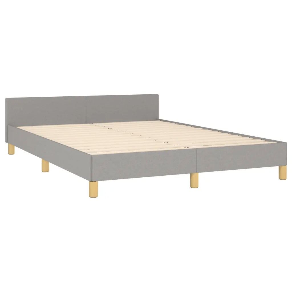 Giroletto senza Materasso Grigio Chiaro 140x190 cm Tessuto 3125373