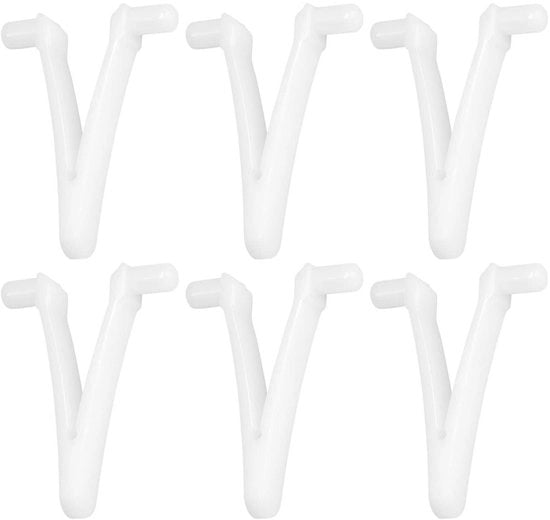 Accessori per Skimmer - Clip a farfalla - 6 pezzi - V Clips - Pezzo di ricambio - Sostenibile - 5,3 x 4 cm - Clip per piscina