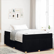 Struttura del letto con materasso Nero 120 x 200 cm Tessuto 3399351
